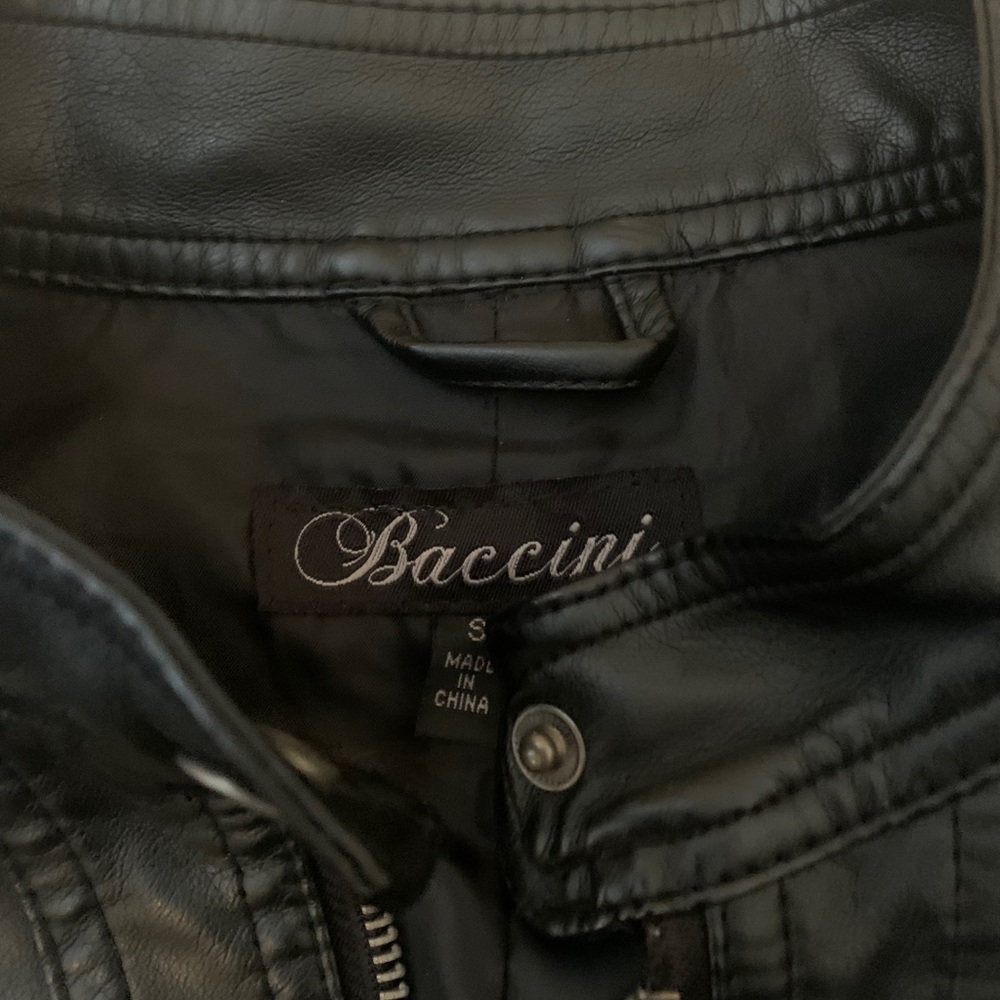 Leather BACCINI jacket